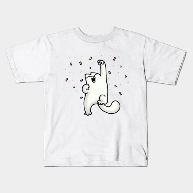 Simon's Cat Kids T-Shirt by ProjectDogStudio